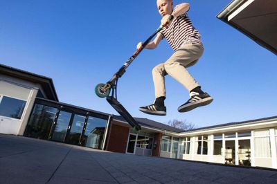 Der er fest i morgen på Thorning Skole. Billedet er fra 2018. Foto: Martin Ballund