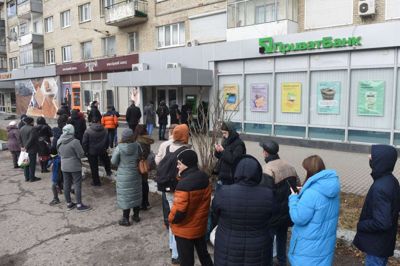 Ukraine-konflikten kan sende økonomiske spor langt ind i Europa og hele vejen til Silkeborg. (Photo by Yuriy Dyachyshyn / AFP)