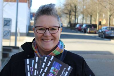 Laila Nyrup Kristiansen søger folk til film-klubbens bestyrelse.
