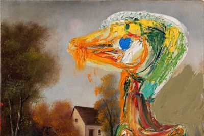 »Den foruroligende ælling« fra 1959 er et af Asger Jorns mest kendte værker.