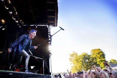 Tange Sø Festival er parat med en perlerække af store danske navne. Her ses Thomas Helmig ved festivalen sidste år. Foto: Jakob Stigsen Andersen