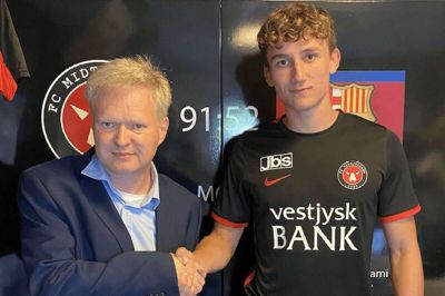 Jonathan Lind forlader Kjellerup til en noget større adresse. Foto: FCM