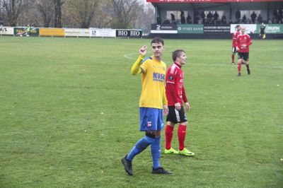 Christopher Denius scorede forgæves for Kjellerup IF. Foto: Peter A. Sørensen