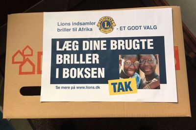 Lions samler briller ind i morgen på valgstederne på Kjellerupegnen.