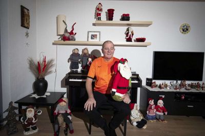 Peter Baggerman fortæller her om sit hollandske barndoms jul. Foto: Martin Ballund