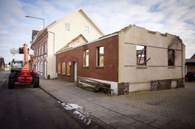 Østergade 4C i dag. Brandtomten bliver inden for det næste år til fire lejligheder igen. Foto: Jakob Stigsen Andersen