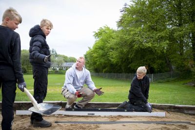 Der er erhvervsrettet undervisning på Thorning Skole. Og det virker. Foto: Jakob Stigsen Andersen