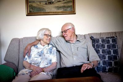 Bente og Erik Moeslund fejrer i dag, at de har været gift i 65 år. Om kort tid skal de flytte fra deres hjem siden 1966.