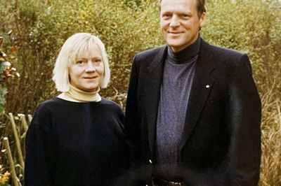 Peter Boesen sammen med hustruen Aase.