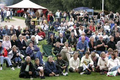Tange Sø Folk Festival første gang. Det var i 2007. Foto: Torben Larsen
