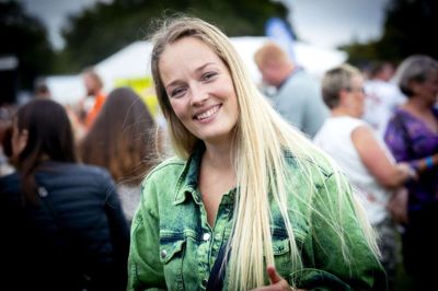 Nanna Georgi - så meget Christopher-fan, at hun ofrede en tøjdel.