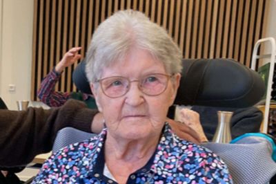 Erna Marie Nykjær Thomsen fylder 105 onsdag den 30. august. Privatfoto