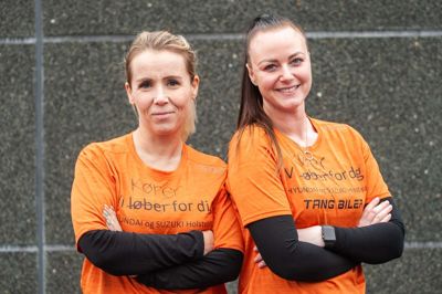 Det danske Team Kvick/Lebeck Danmark. Charlotte Lebeck Østergaard fra Ans (til højre) og Jeanette Kvick (til venstre). Foto: Viggo Johansen.