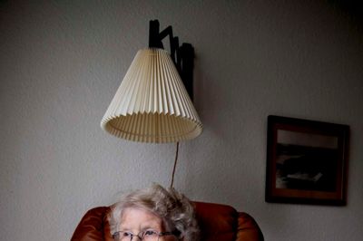 Avisen besøgte Erna Marie Nykjær Thomsen, da hun fyldte 100 år. Hun døde 105 år og 196 dage gammel i torsdags. Foto: Jakob Stigsen Andersen