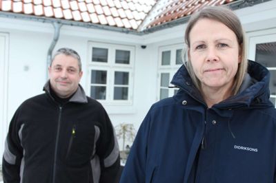 Solveig og Frank Würtz fra Vinderslevvej er stadig interesseret i en byggegrund i Kjellerup, og nu er der en løsning på vej. Foto: Rasmus Viuff