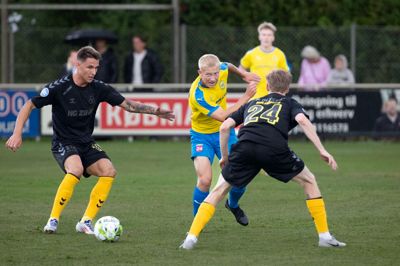 Marius Kallestrup er kommet til KIF i vinterpausen fra Funders serie 2-hold, og debutanten var blandt sit holds bedste i det klare pokalnederlag mod AC Horsens.s