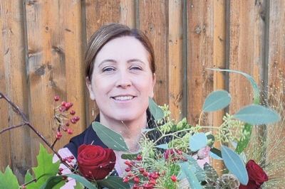 Frøken Grøn alias Trine Frederiksen og hendes team åbner butik i Bjerringbro centrum. Privatfoto