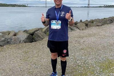 Jacob Skov Jensen fra Sjørslev går efter at komme i klub 100 med 100 halv-maratonløb i bagagen. I maj deltager han i Copenhagen Marathon. Privatfoto