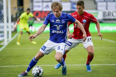 Den tidligere Lyngby-spiller Gustav Marcussen skifter til SIF. Foto:Niels Christian Vilmann/Ritzau Scanpix