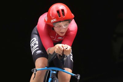 Det kørte slet ikke efter planen for Emma Norsgaard, da hun natten til onsdag dansk tid kørte enkeltstart ved OL. Foto: Ritzau Scanpix