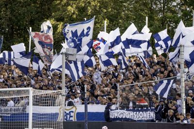 Det blev en dyr fornøjelse for AGF, at en af klubbens fans udtrykte sig homofobisk over for en Hillerød-spiller. (Arkivfoto).