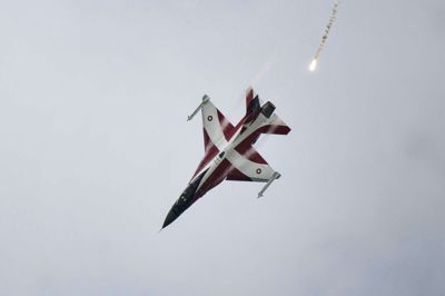 Blandt andet Danish Air Show har været arrangeret med udgangspunkt i Flyvestation Karup. Her et foto fra 2022. (Arkivfoto)