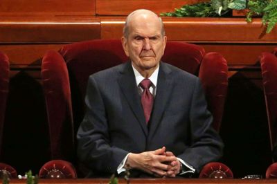 Russell Nelson gik "fredeligt bort" i sit hjem i Salt Lake City, skriver Jesu Kristi Kirke af Sidste Dages Hellige, som han var præsident for. (Arkivfoto).