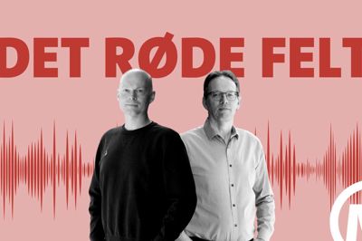 Dagens panel er Mathias Hove Andersen (t.v.) og sportsredaktør Peter A. Sørensen.