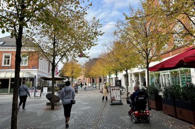 Gågaden i Herning er med sine mange brosten ubehagelig at færdes i, når man bruger rollator, konstaterer læserbrevsskribenten.