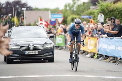 Mathias Norsgaard Jørgensen blev nummer tre ved DM i landevejscykling i juni. Foto: Bo Amstrup/Ritzau Scanpix