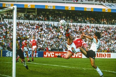 - Fordi situationen var fotogen, blev der meget opmærksomhed omkring den. Men masser af andre situationer kan være mere afgørende for et resultat, siger Kent Nielsen om hans redningsaktion i EM-finalen i 1992. Foto: Per Kjærbye
