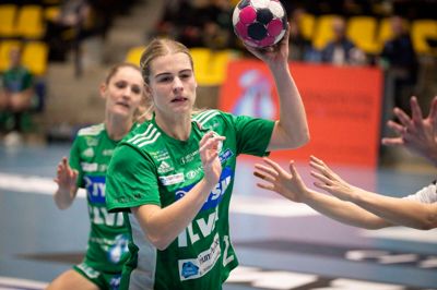 Helene Kindberg blev topscorer i kampen med 10 mål på 11 forsøg. Foto: Martin Ballund