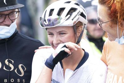 Emma Norsgaard er ude af Touren, hvor der nu blot er to danskere tilbage i feltet. Foto: Claus Fisker/Ritzau Scanpix