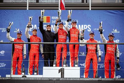 De tre Birch-teams blev nummer et, to og tre. Foto: GMB Motorsport