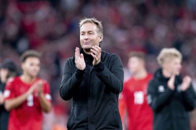 Kasper Hjulmand skal til sin anden slutrunde med fodboldlandsholdet. Danmark spiller første VM-gruppekamp i Qatar 22. november mod Tunesien. Foto: Liselotte Sabroe/Ritzau Scanpix