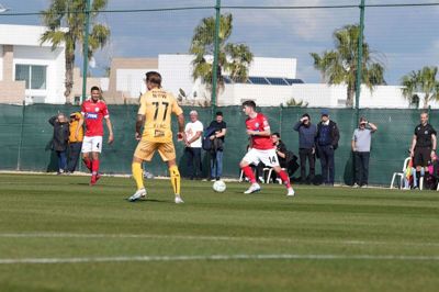 SIF spillede 2-2 mod Bodø/Glimt på La Finca-anlægget i det sydøstlige Spanien. Foto: Søren Haulund/Silkeborg IF