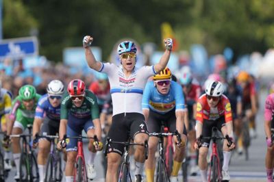 Fabio Jakobsen er forsvarende europamester. Onsdag vandt han i Silkeborg. Bo Amstrup/Ritzau Scanpix