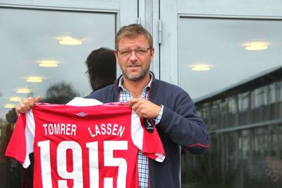 Peter Lassen havde i SIF et godt samarbejde med Henrik »Tømrer« Pedersen, der senere blev solgt til engelsk fodbold. Foto: Jens Rasmussen