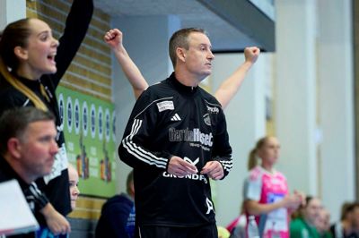 BFH-træner Jesper Bangshøi ærgrede sig over et dyrt udfald i anden halvleg.