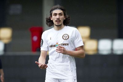 Yunus Akbayir sørgede for den vigtige udligning til 2-2, da han midtvejs i anden halvleg scorede på et smukt langskud. Foto: Ole Nielsen