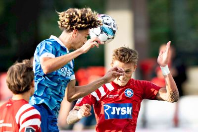Der var masser af dramatik på banen i kampen mod Gent, der endte 2-2. Men der var desværre også drama med de belgiske fans efter kampen. Foto: Henning Bagger/Ritzau Scanpix
