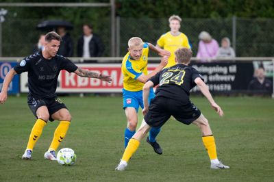 Marius Kallestrup blev matchvinder for KIF. Foto: Jakob Stigsen Andersen