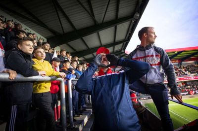 SIFs kommunikationsdirektør drømmer om et højere tilskuersnit på Jysk Park. Foto: Jakob Stigsen Andersen