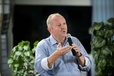 SIF-direktør Kent Madsen samlede op på et mindeværdigt 2021. Der var ikke så meget at være sur over, set gennem hans briller. Foto: Jakob Stigsen Andersen