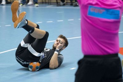 Alexander Lynggaard og BSH endte med en ordentlig nedtur på hjemmebane mod Ribe-Esbjerg. Foto Jakob Stigsen Andersen
