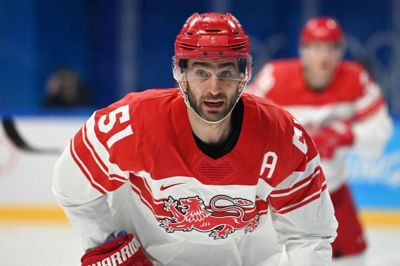 Frans Nielsen udlignede i anden periode til 1-1, men Danmark tabte onsdagens kvartfinale med 1-3 til Rusland. Kirill Kudryavtsev/Ritzau Scanpix