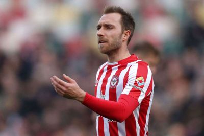 Midtbanespilleren Christian Eriksen gjorde comeback i en betydende kamp 26. februar og har i alt spillet tre Premier League-kampe for Brentford inden tirsdagens landsholdsudtagelse. Foto: Ritzau Scanpix