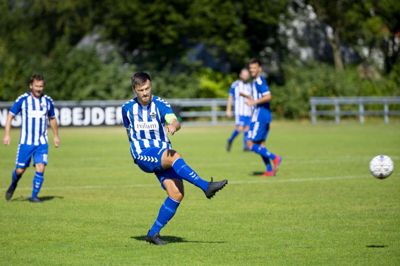 Fårvang-anfører Michael Sørensen fik en hård medfart i Bording. Foto: Jakob Stigsen Andersen
