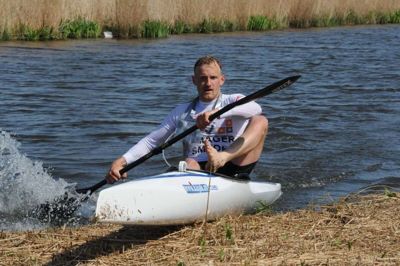 Mads Brandt Pedersen fra Silkeborg Kajakklub beviste i weekenden endnu en gang, at han er blandt verdens bedste kajakroere på maratondistancen. Foto: Amsterdam Waterland Marathon