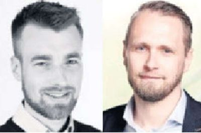 Mark Andersson og Rasmus Risvig Hansen.